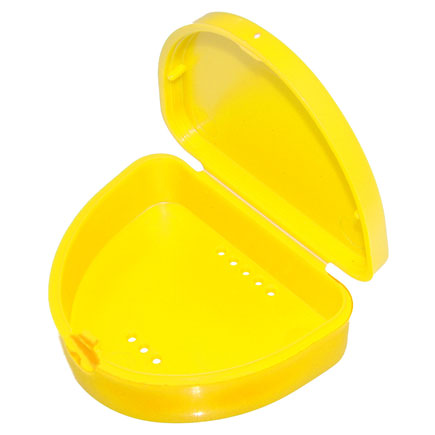 Retainer/Mouthguard Box Yellow 1
