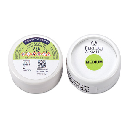 PERFECT A SMILE MEDIUM (GREEN LABEL) 4GM (PONTIC)