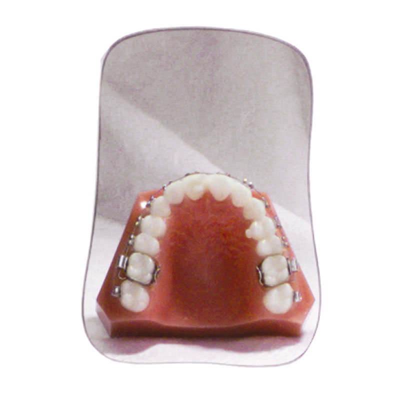 Lentilles de vue intrabuccales dentaires Réflecteur de soins  bucco-dentaires Miroir Rhodium Occlusal Glas